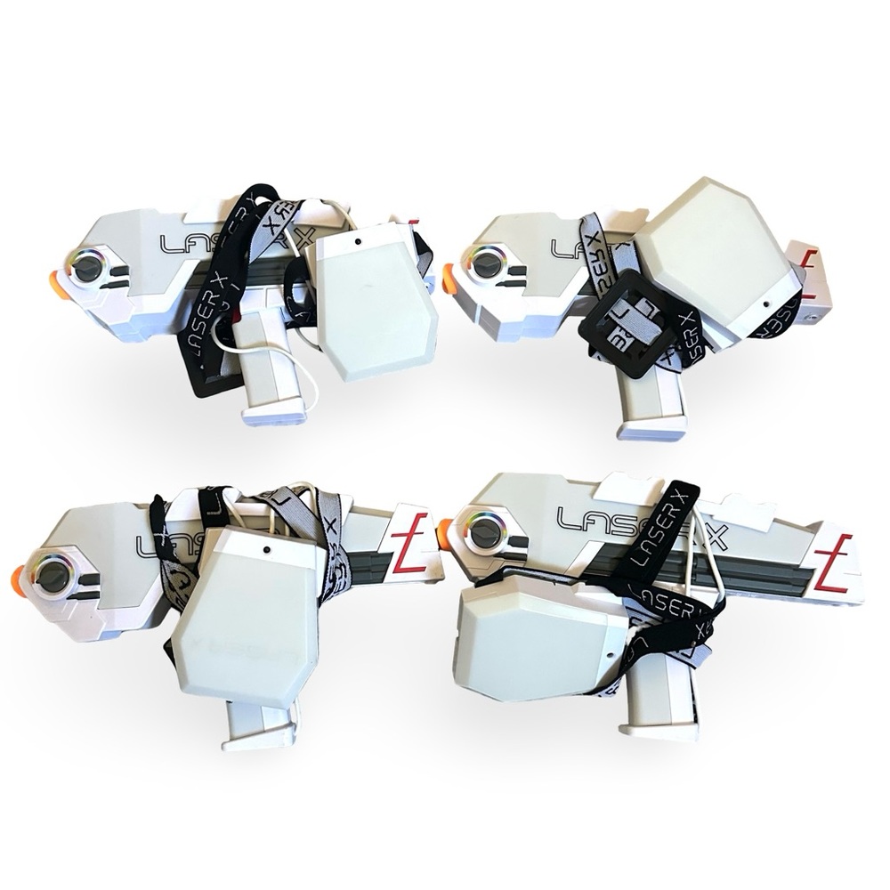 Laser X Revolution Blaster-to-Blaster 4 Piece Working! Ready To Use